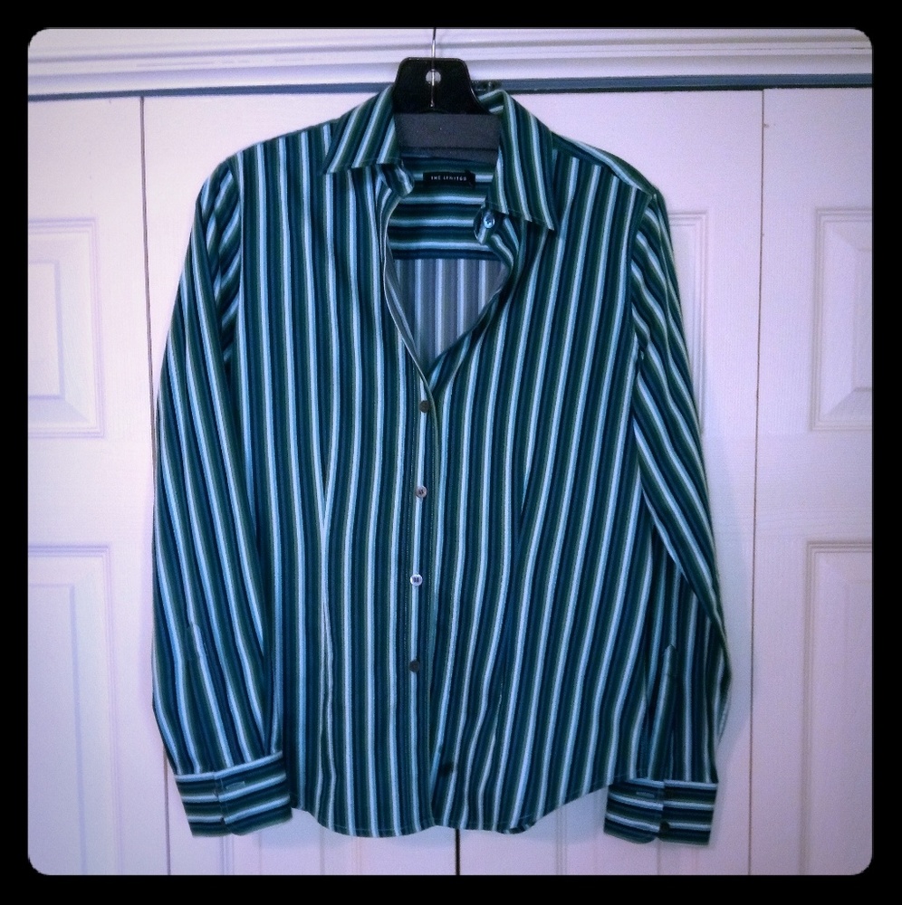 The Limited Long Sleeve Striped Shirt - Picture 1 of 4